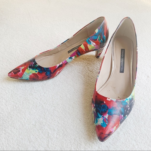 French Connection Shoes - French Connection• Korina Fractured Floral Heel 10